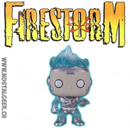 Funko Funko Pop DC White Lantern Firestorm Phosphorescent Edition Limitée