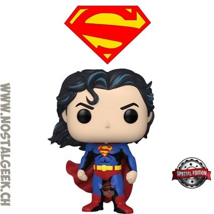 Figurine Funko Pop DC N°466 Justice League Superman (Cel Shading) E