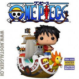 Funko Funko Pop Rides Winter Convention 2022 One Piece Luffy With Thousand Sunny Edition Limitée