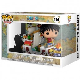 Funko Funko Pop Rides Winter Convention 2022 One Piece Luffy With Thousand Sunny Edition Limitée