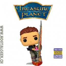 Funko Funko Pop N°291 Rides Winter Convention 2022 Treasure Planet Jim Hawkins Exclusive Vinyl Figure