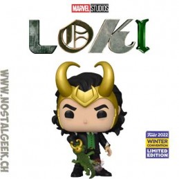 Funko Funko Pop Marvel Winter Convention 2022 President Loki with Alligator Loki Exclusive Vinyl Figure