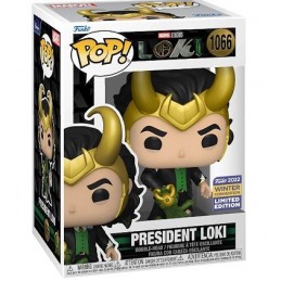 Funko Funko Pop Marvel Winter Convention 2022 President Loki with Alligator Loki Edition Limitée