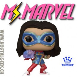 Funko Funko Pop! Marvel Ms Marvel (Embiggened Fist/with Light Arm) Edition Limitée