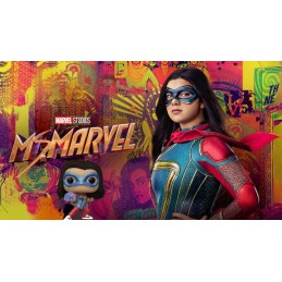 Funko Funko Pop! Marvel Ms Marvel Funko Pop! Marvel Ms Marvel (Embiggened Fist/with Light Arm) Exclusive Vinyl Figure