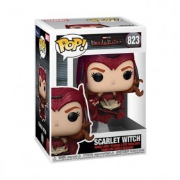 Funko Funko Pop Marvel N°823 Wandavision Scarlet Witch with Darkhold Book