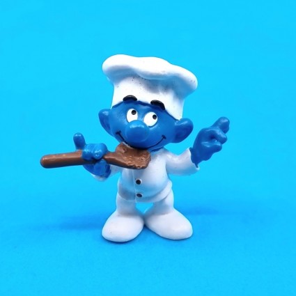 Schleich The Smurfs Cook Smurf second hand Figure (Loose).