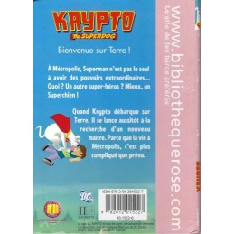 Bibliothèque Rose DC Krypto the Superdog Bienvenue sur Terre Used book Bibliothèque Rose