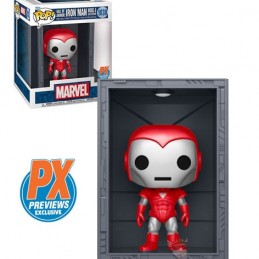 Funko Funko Pop Marvel N°1038 Hall of Armor: Iron Man Model 8 Silver Centurion Edition Limitée