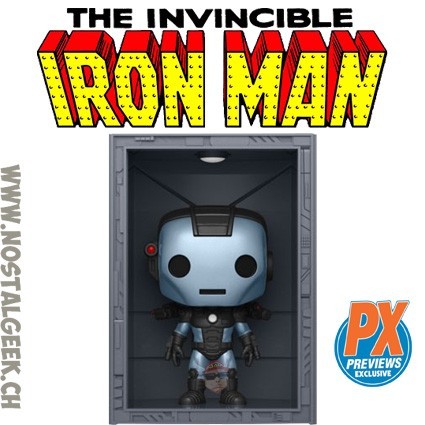 Funko Funko Pop Marvel N°1037 Hall of Armor: Iron Man Model 11 War Machine Edition Limitée