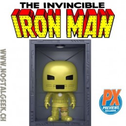 Funko Funko Pop Marvel N°1035 Hall of Armor: Iron Man Model 1 Golden Armor Edition Limitée