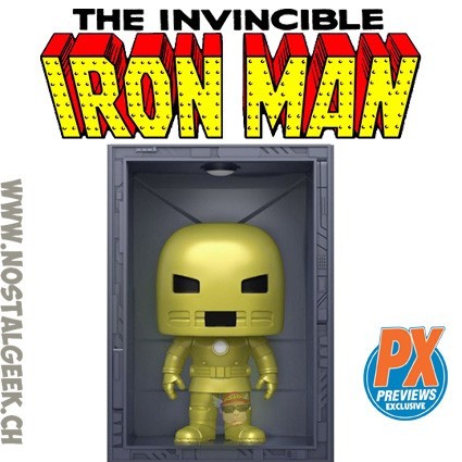 Funko Funko Pop Marvel N°1035 Hall of Armor: Iron Man Model 1 Golden Armor Exclusive Vinyl Figure