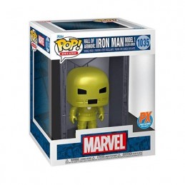 Funko Funko Pop Marvel N°1035 Hall of Armor: Iron Man Model 1 Golden Armor Edition Limitée