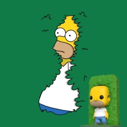 Funko Funko Pop Television N°1252 The Simpsons Homer in Hedges Edition Limitée