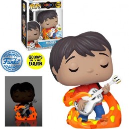 Funko Funko Pop Disney N°1237 Coco Miguel with Guitar Phosphorescent Edition Limitée