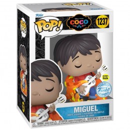 Funko Funko Pop Disney N°1237 Coco Miguel with Guitar Phosphorescent Edition Limitée