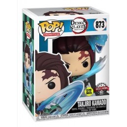 Funko Funko Pop Animation N°873 Demon Slayer Tanjiro Kamado (Dragon) Phosphorescent Edition Limitée