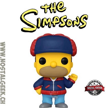 Funko Funko Pop Television N°910 The Simpsons Homer Mr. Plow Edition Limitée