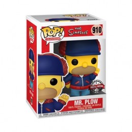 Funko Funko Pop Television N°910 The Simpsons Homer Mr. Plow Edition Limitée