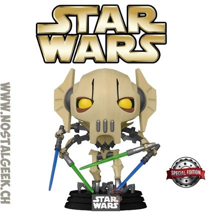 Funko Funko Pop! Star Wars N°449 General Grievous (Four Lightsabers) Edition Limitée