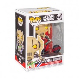 Funko Funko Pop! Star Wars N°449 General Grievous (Four Lightsabers) Edition Limitée