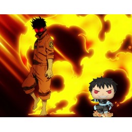 Funko Funko Pop Animation N°981 Fire Force Shinra with Fire Vaulted Phosphorescent Edition Limitée