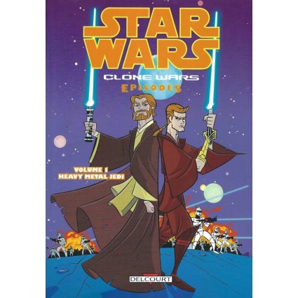 Star Wars Clone Wars Episodes Volume 1 Heavy Metal Jedi Used book