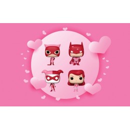 Funko Funko Pop Pocket DC Comics Valentines 4-Pack Vinyl Figure