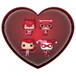 Funko Funko Pop Pocket DC Comics Valentines 4-Pack Vinyl Figure