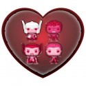 Funko Pop Pocket Marvel Valentines 4-Pack Vinyl Figure