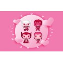Funko Pop Pocket Marvel Valentines 4-Pack Vinyl Figure