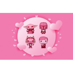 Funko Funko Pop Pocket Star Wars The Mandalorian Valentines 4-Pack