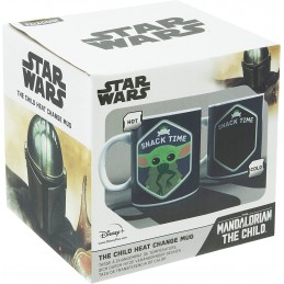 Star Wars The Mandalorian The Child (Baby Yoda) Snack Time Ceramic Mug Heat Change