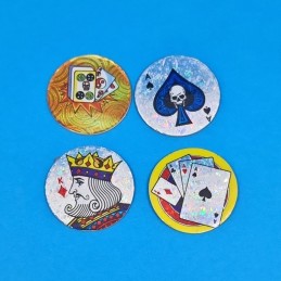 Poker set of 4 second hand Pogs (Loose)