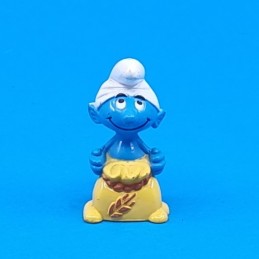 The Smurfs - Smurf with bag of wheat second hand Figure (Loose).