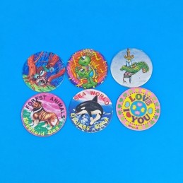 Set of 6 second hand miscellaneous Pog (Loose)