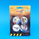Mazinger Z set of 4 badges Used figure  (Loose)