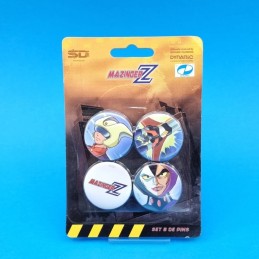 Mazinger Z set of 4 badges Used figure (Loose)