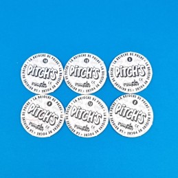 Pitch set of 6 second hand Pogs (Loose).