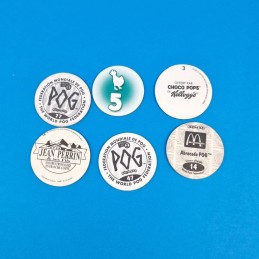 Set of 6 second hand miscellaneous Pog (Loose) lot 2