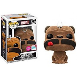 Funko Funko Pop NYCC 2017 Marvel The Inhumans Lockjaw (Gueule d'Or) Flocked Vaulted Edition Limitée