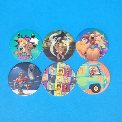Scooby-Doo! Set of 6 second hand Pog (Loose) lot 2