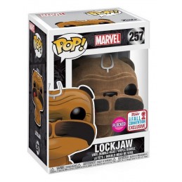 Funko Funko Pop NYCC 2017 Marvel The Inhumans Lockjaw (Gueule d'Or) Flocked Vaulted Edition Limitée