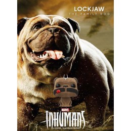 Funko Funko Pop NYCC 2017 Marvel The Inhumans Lockjaw (Gueule d'Or) Flocked Vaulted Edition Limitée