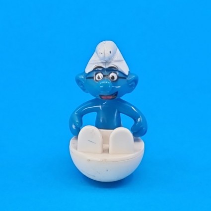 Schleich The Smurfs Brainy culbuto second hand Figure (Loose)