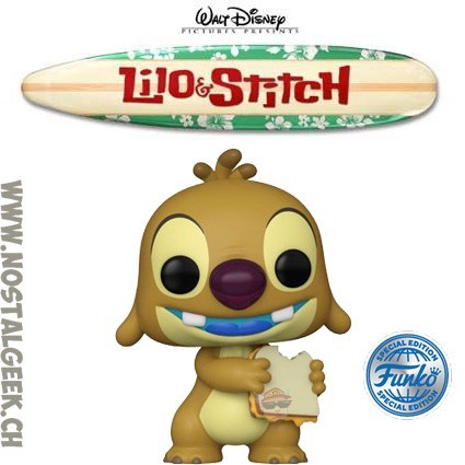 Funko Funko Pop Disney N°1339 Lilo et Stitch Reuben with Grilled Cheese Exclusive Vinyl Figure