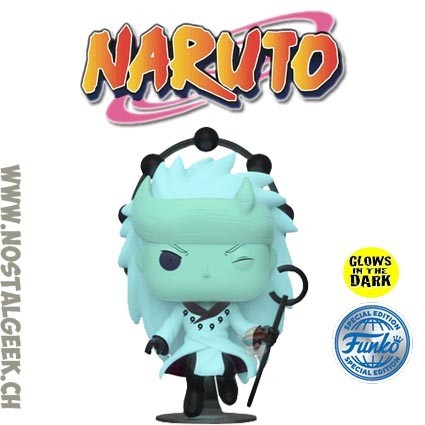 Funko Pop N°1196 Naruto Shippuden Madara Uchiha Six Paths GITD Exclusive Vinyl Figure