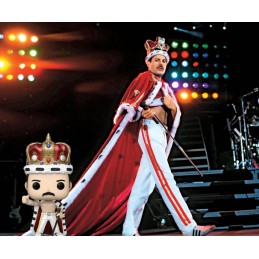 Funko Funko Pop Rocks N°184 Queen Freddie Mercury (Crowned) Diamond Glitter Edition Limitée