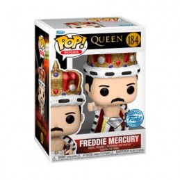Funko Funko Pop Rocks N°184 Queen Freddie Mercury (Crowned) Diamond Glitter Exclusive Vinyl Figure