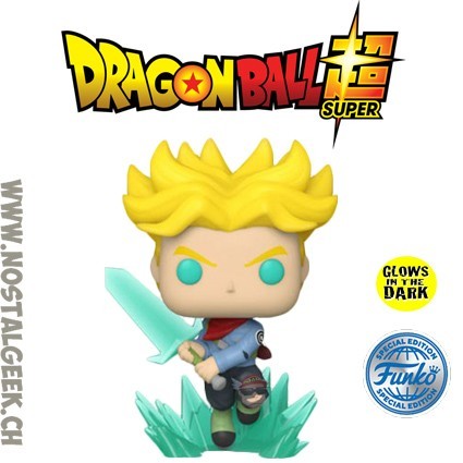 Funko Pop Dragon Ball N°1281 Super Saiyan Trunks with Sword GITD Exclusive Vinyl Figure